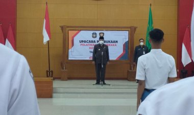 Wali Kota Blitar Pimpin Upacara Pembukaan Pelatihan Paskibraka