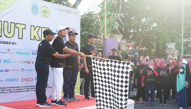 Puncak HUT ke 36, RSUD dr Soegiri Gelar Jalan Sehat